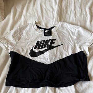 Nike Two-Tone Black and White Tee